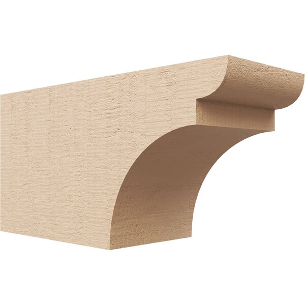 Ekena Millwork 6in. W x 8in. H x 16in. L Yorktown Woodgrain TimberThane Rafter Tail, Primed Tan RFTUR06X08X16YORRCPR - main